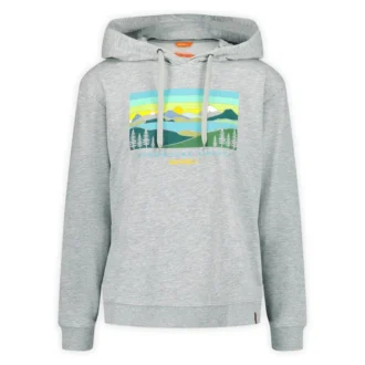 Await Adventure Semi-Cropped Graphic Hettegenser for kvinner