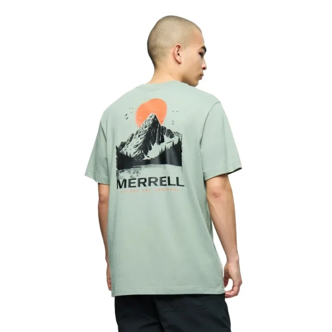 Sunset View Graphic Tee for menn