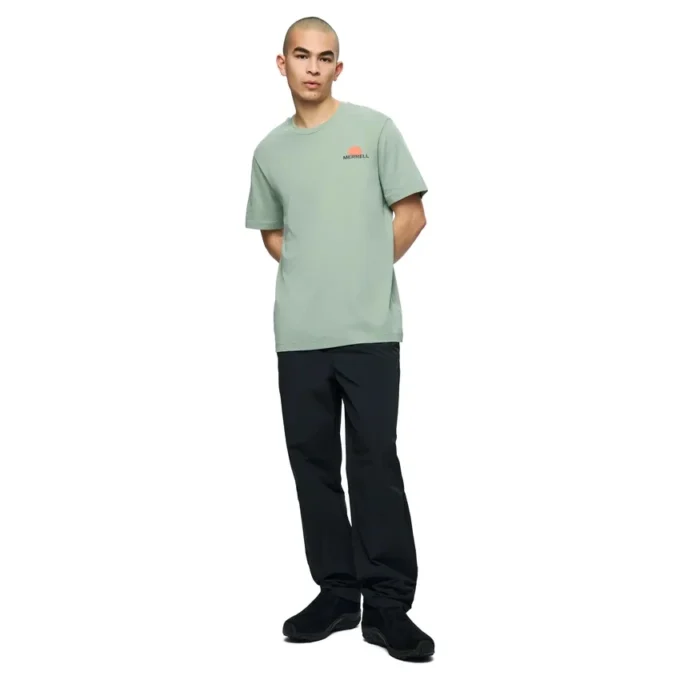 Sunset View Graphic Tee for menn