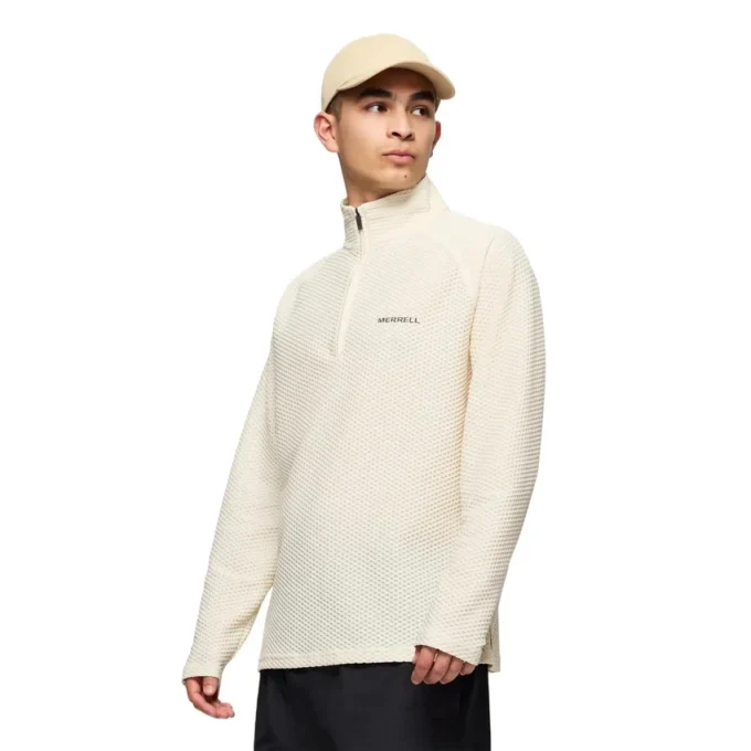 Teebo Quarter Zip mellomlag for menn