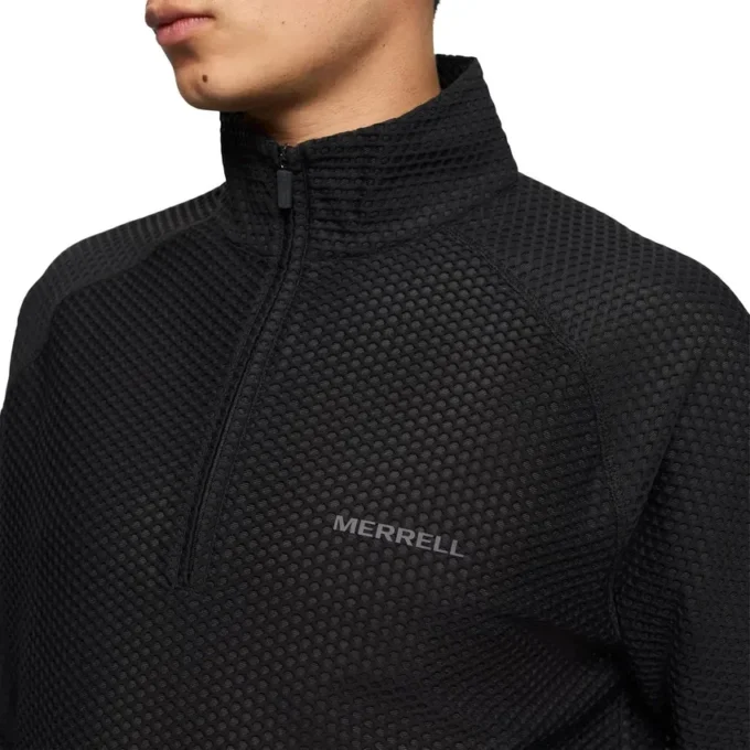 Teebo Quarter Zip mellomlag for menn